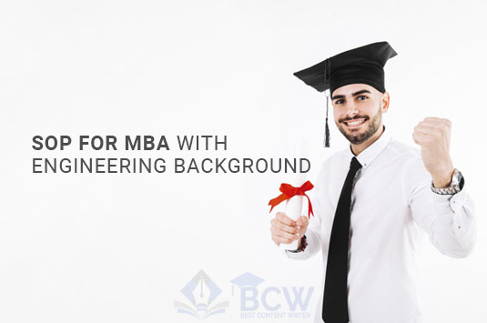 statement of purpose with master of business administration with engineering background