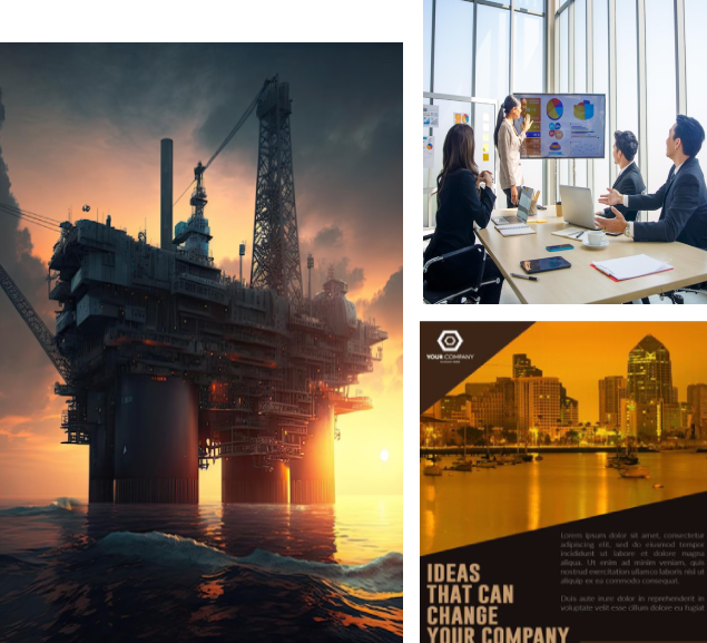 oil and gas business profile maker and content writer - free template