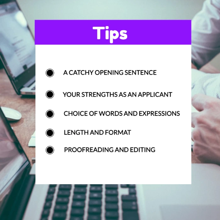 tips for writing personal statement.