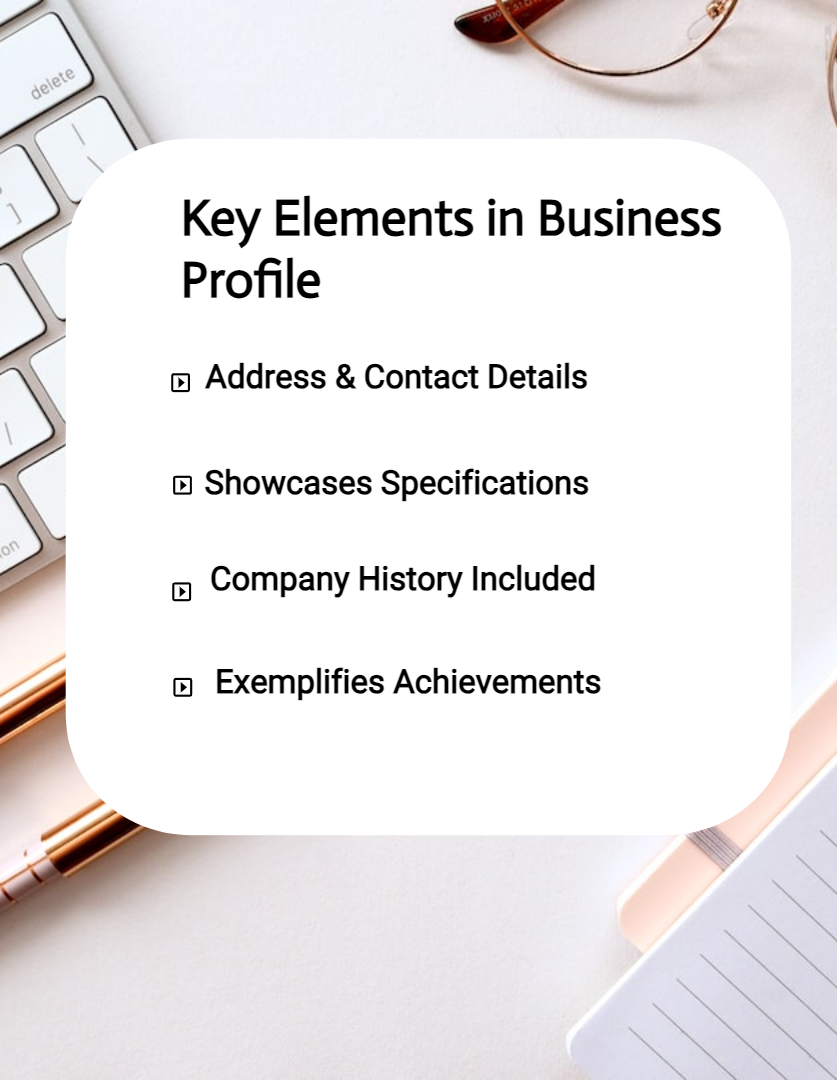 key elements of company profile service