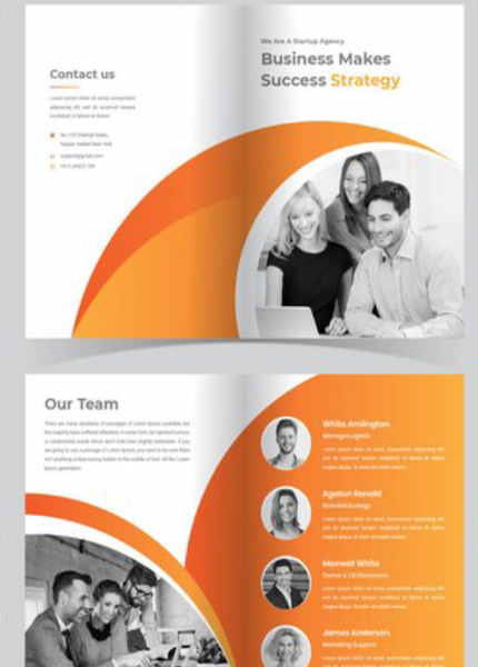 fresh company profile example image for reference