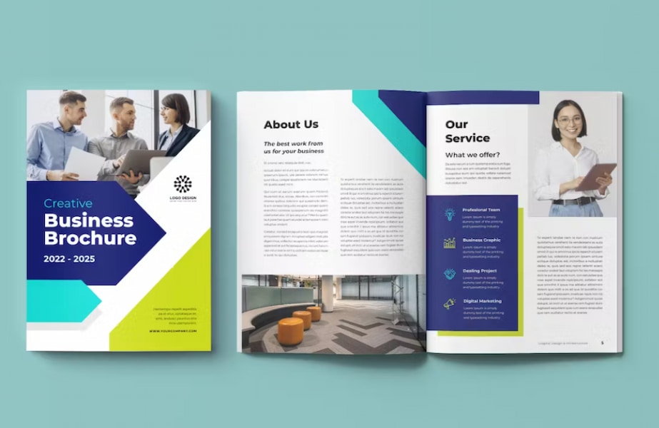 business brochure for trading company profile
