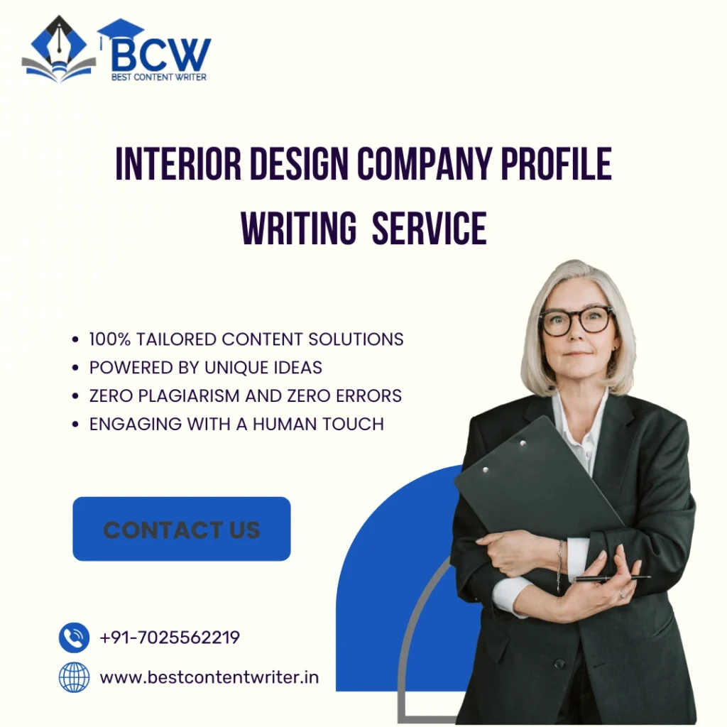 Interior Designing Company Profile