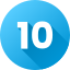 number logo 10