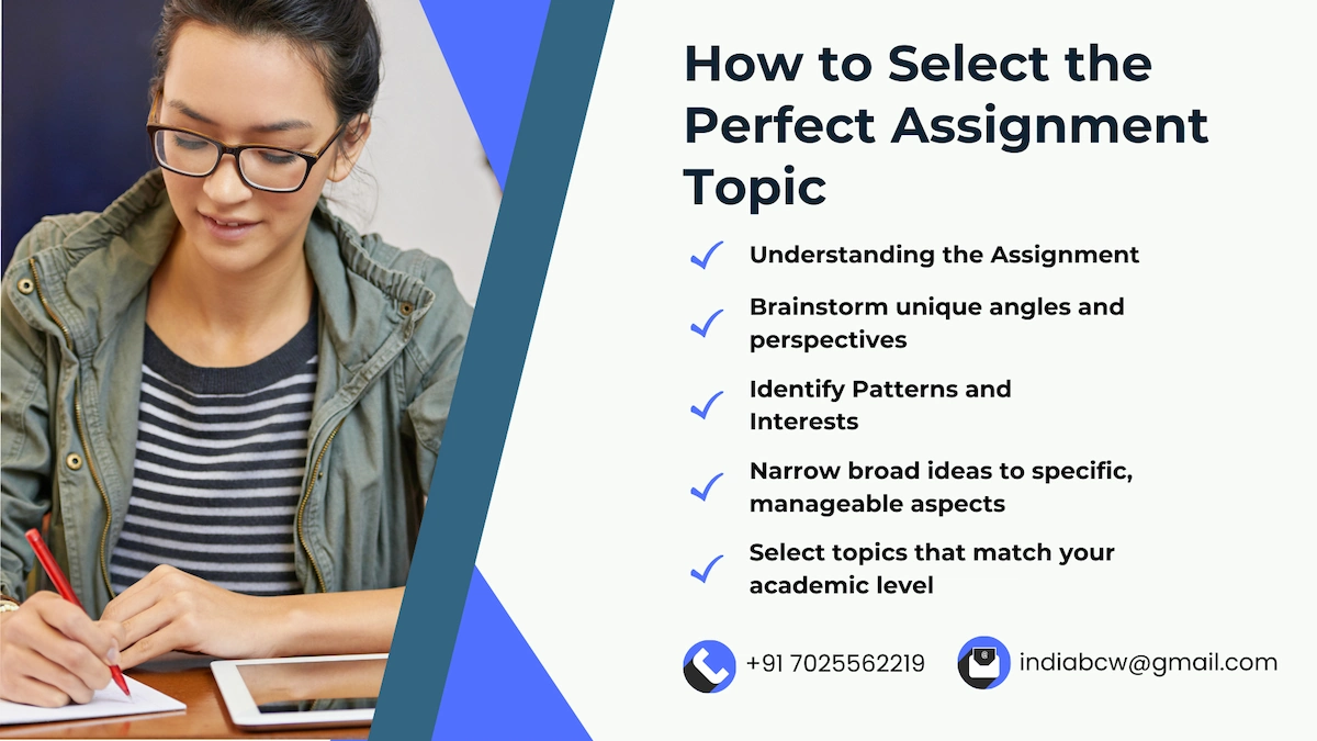 How to Choose the Perfect Assignment Topic