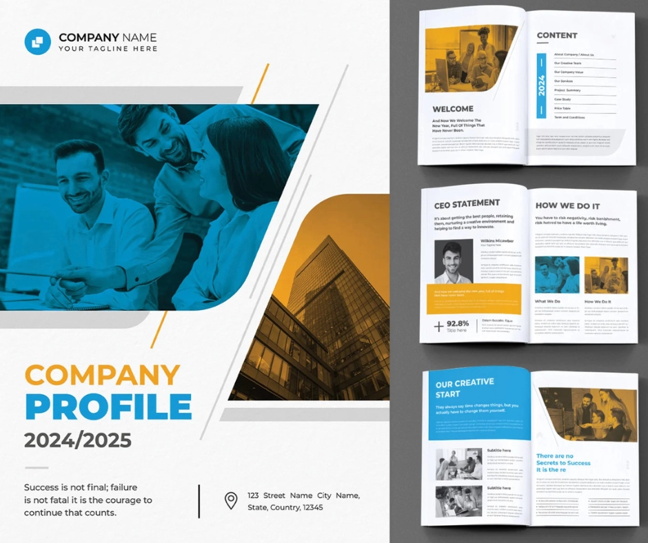 company profile makers Delhi