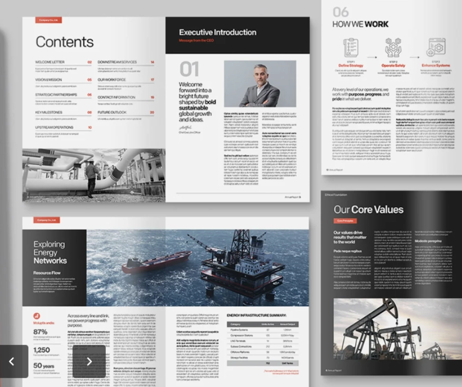company profile sample images for uae