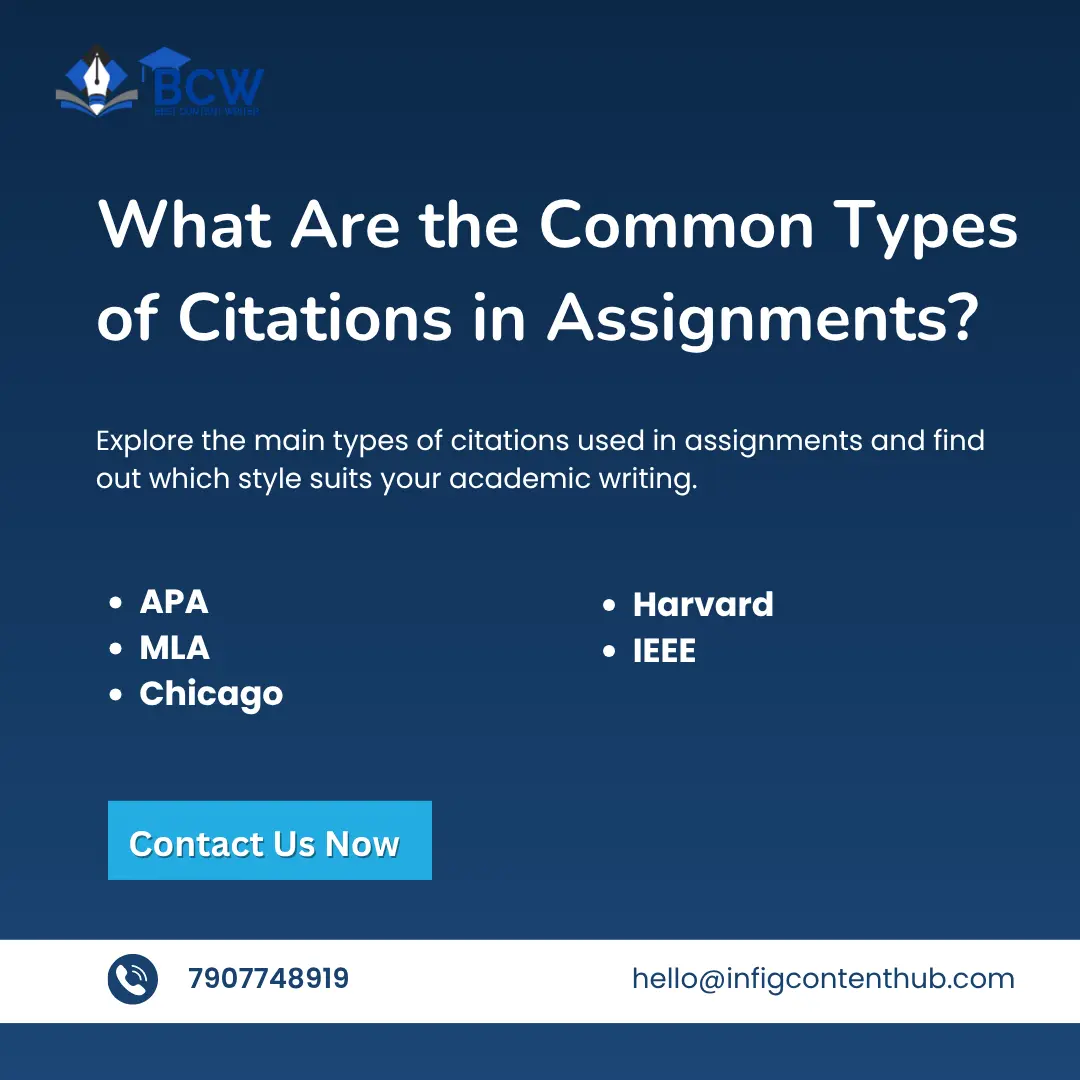 What Are the Common Types of Citations in Assignments?