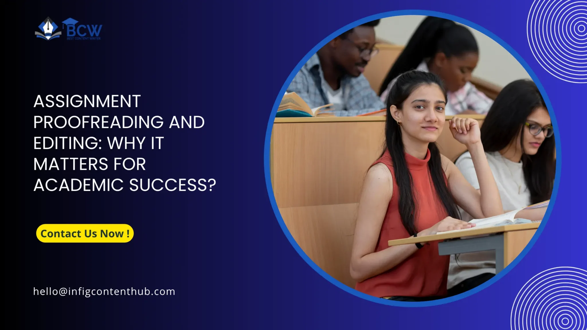 Assignment proofreading and editing