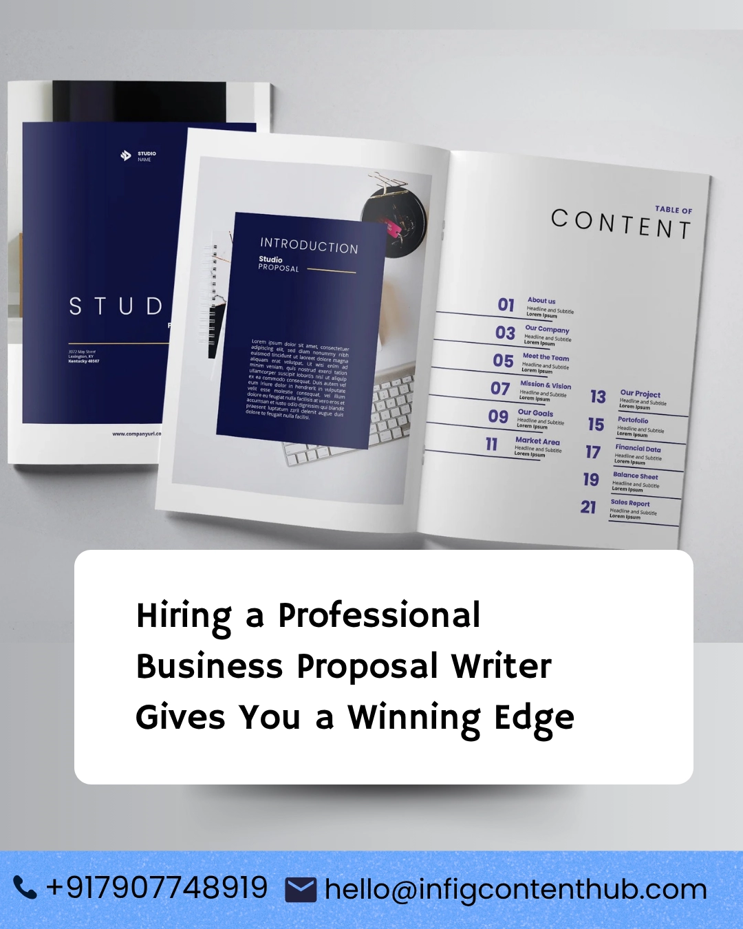 Hire us for you best business proposal writing service