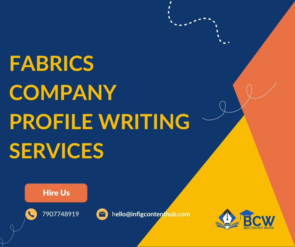 Fabrics Company Profile Writing Services