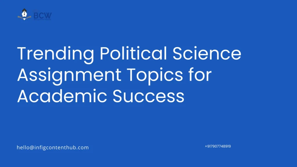 Political Science Assignment Topics