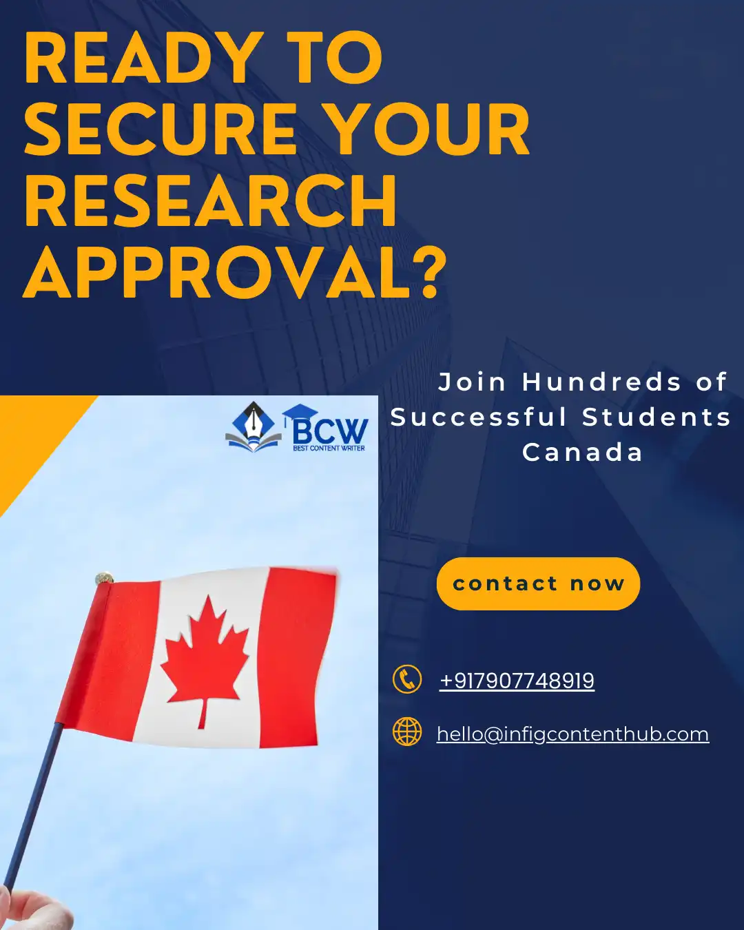 Research proposal writing services canada